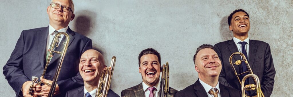 Five quintet or small group shown, with a tie, in a group setting