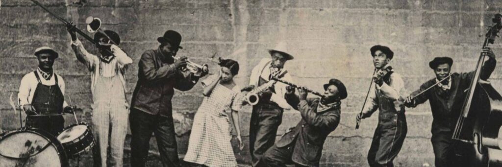Five quintet or small group shown, in a group setting