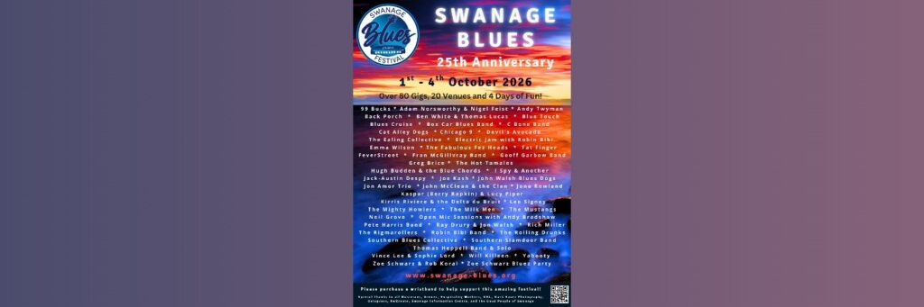 Swanage Blues Festival 2026 @ The Mowlem Theatre