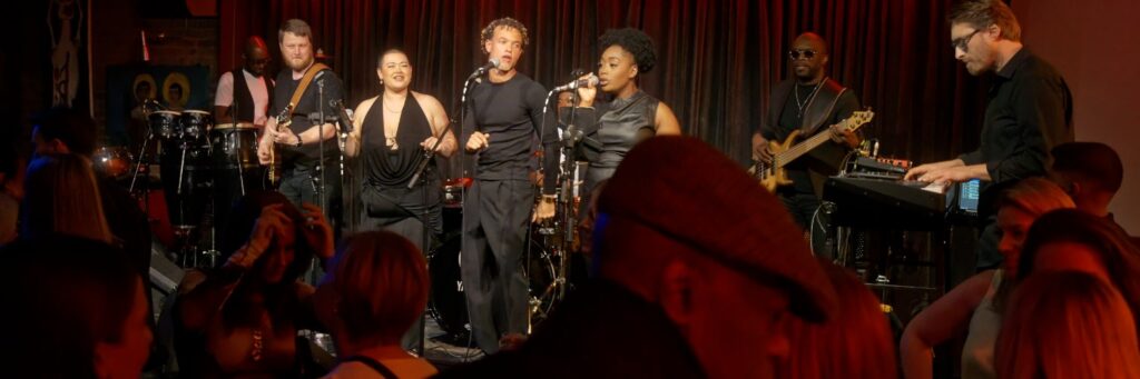 7 quintet or small group shown, in a group setting