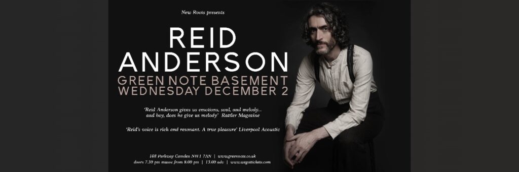 New Roots Presents: Reid Anderson @ Green Note
